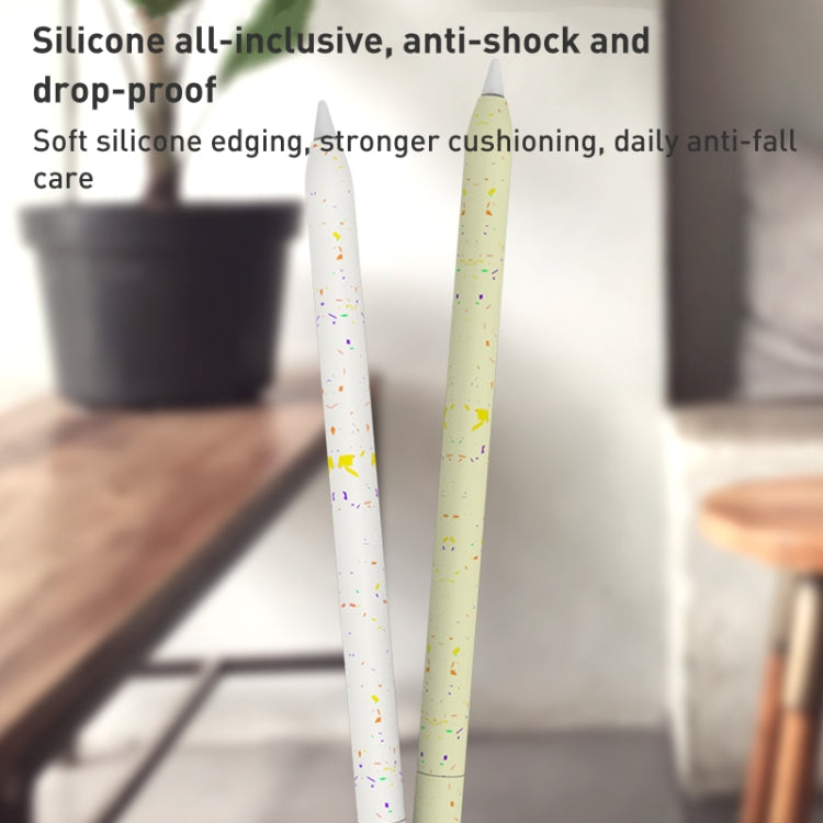 For Apple Pencil 2 LOVE MEI Luminous Silicone Protective Pen Case(White) - Pencil Accessories by LOVE MEI | Online Shopping South Africa | PMC TechLife