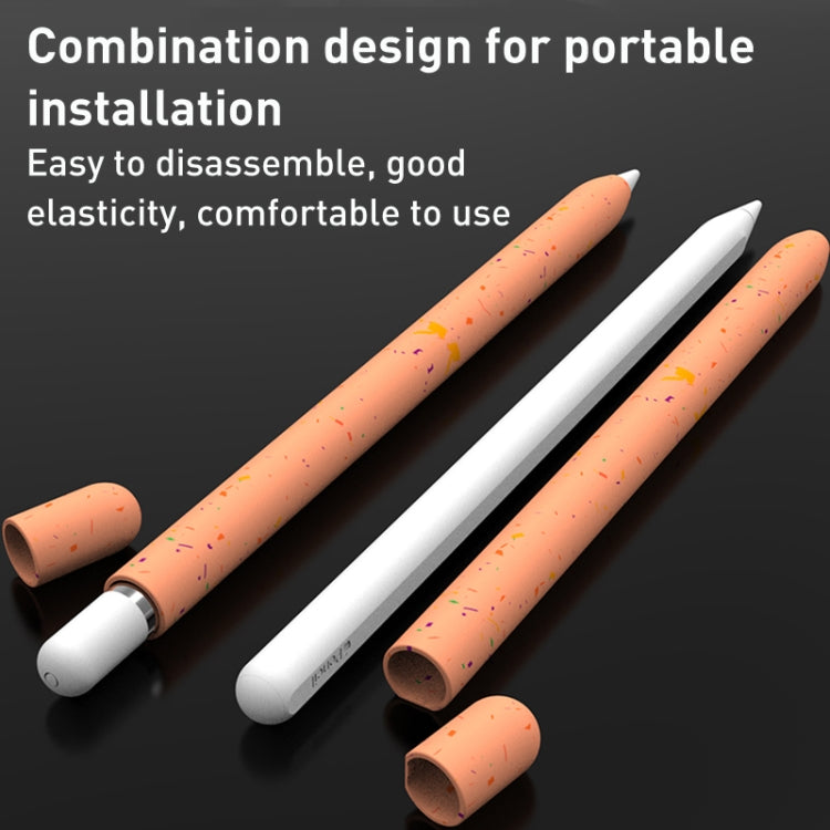 For Apple Pencil 2 LOVE MEI Luminous Silicone Protective Pen Case(Red) - Pencil Accessories by LOVE MEI | Online Shopping South Africa | PMC TechLife