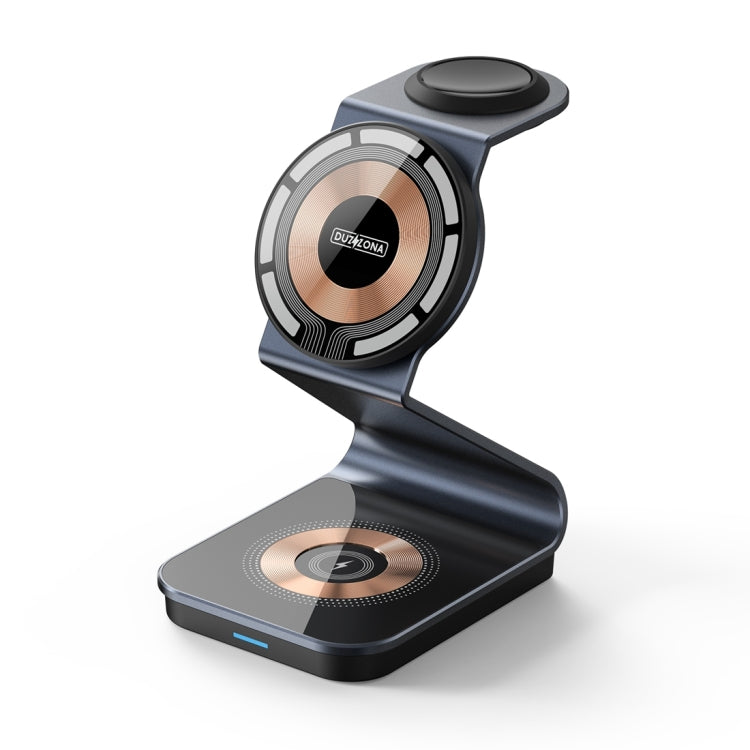 DUZZONA W15 15W 3 in 1 Transparent Magnetic Suction Wireless Charging Stand - free shipping - PMC TechLife - Order now!