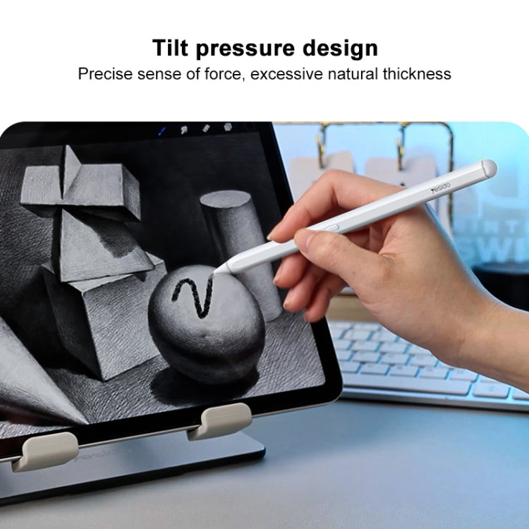 Yesido ST11 Anti-mistouch Magnetic Stylus for iPad(White) - free shipping - PMC TechLife - Order now!