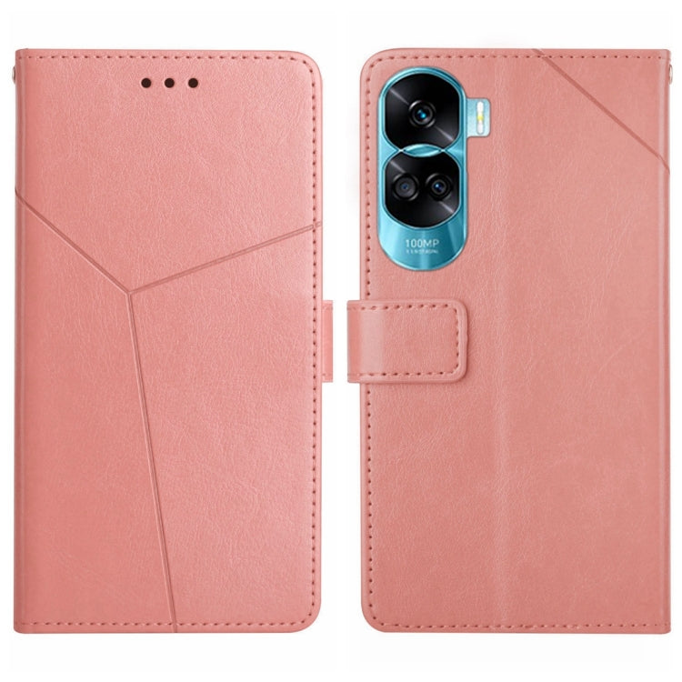 For Honor 90 Lite Y-shaped Pattern Flip Leather Phone Case(Pink) - free shipping - PMC TechLife - Order now!