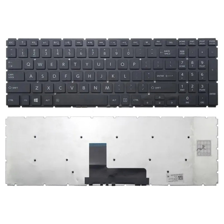 For TOSHIBA Satellite L50-B / L50D-B US Version Keyboard with Number Key - Replacement Keyboards by PMC TechLife | Online Shopping South Africa | PMC TechLife