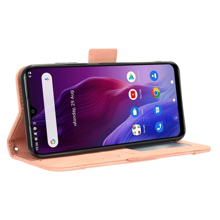 For Cubot P60 Skin Feel Calf Texture Card Slots Leather Phone Case(Pink) - free shipping - PMC TechLife - Order now!