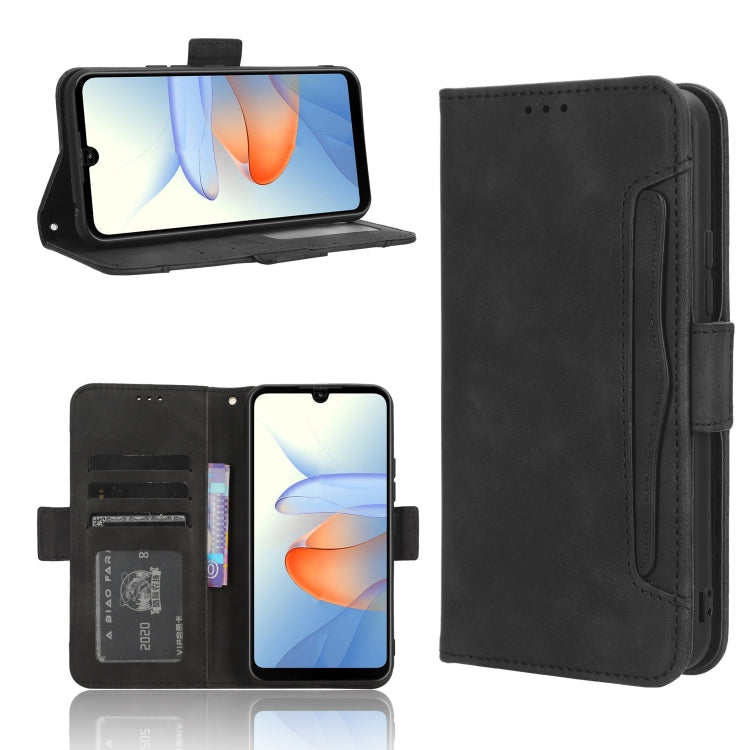 For ZTE Blade L220 Skin Feel Calf Texture Card Slots Leather Phone Case(Black) - free shipping - PMC TechLife - Order now!