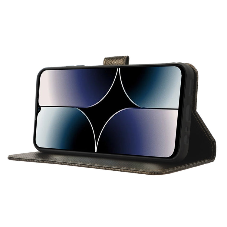 For Ulefone Note 16 Pro Diamond Texture Leather Phone Case(Brown) - free shipping - PMC TechLife - Order now!