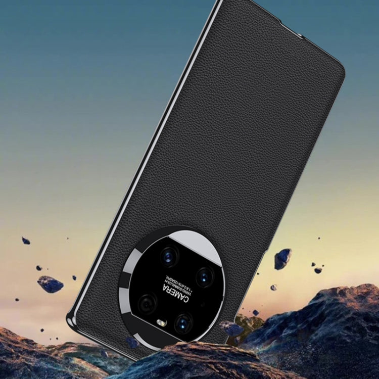 For Huawei Mate 40 Pro GKK Electroplating Leather Surface Phone Case(Green) - Huawei Cases by GKK | Online Shopping South Africa | PMC TechLife | Buy Now Pay Later Mobicred
