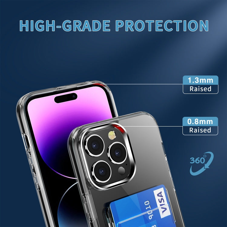 For iPhone 15 Crystal Clear Wallet Air Bag Phone Case(Transparent) - free shipping - PMC TechLife - Order now!