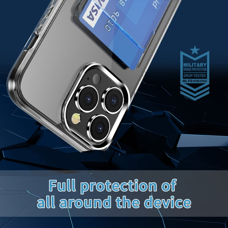 For iPhone 15 Crystal Clear Wallet Air Bag Phone Case(Transparent) - free shipping - PMC TechLife - Order now!
