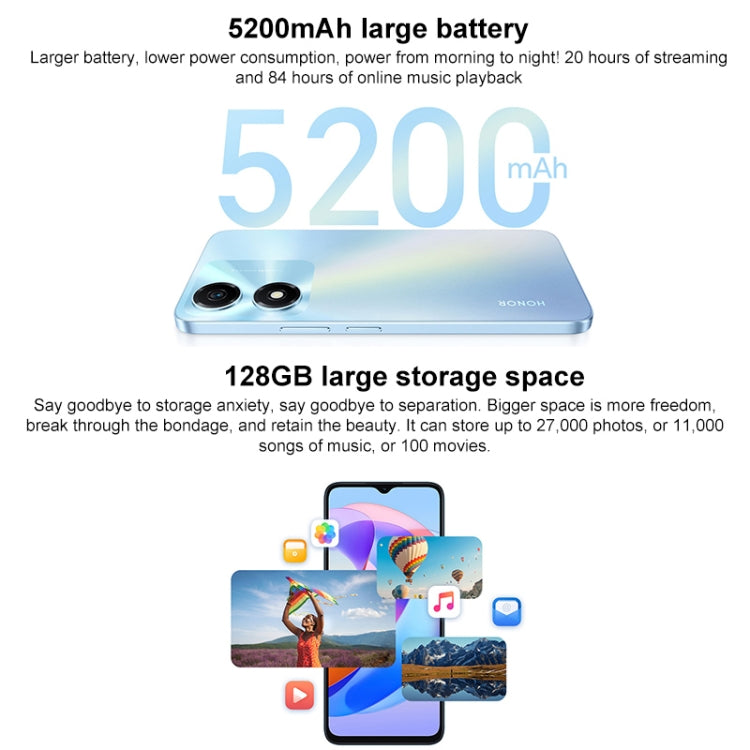 Honor Play 40C 5G, 6GB+128GB, 108MP Camera, 6.56 inch MagicOS 7.1 Snapdragon 480 Plus Octa Core up to 2.2GHz, Network: 5G, Not Support Google Play(Sky Blue) - free shipping - PMC TechLife - Order now!