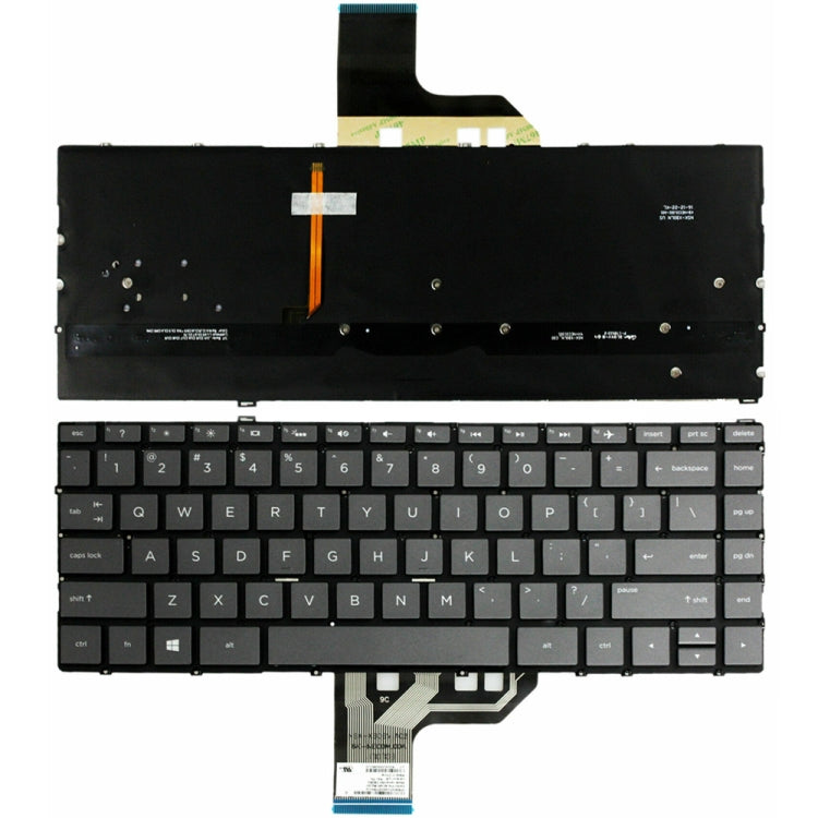 For HP 13-W Brown US Version Laptop Keyboard - HP Spare Parts by PMC TechLife | Online Shopping South Africa | PMC TechLife