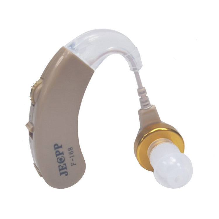 KAIXINWEI F-168 DC1.5V Earhook Hearing Aid Sound Amplifier(Khaki) - Hearing Aids by PMC TechLife | Online Shopping South Africa | PMC TechLife