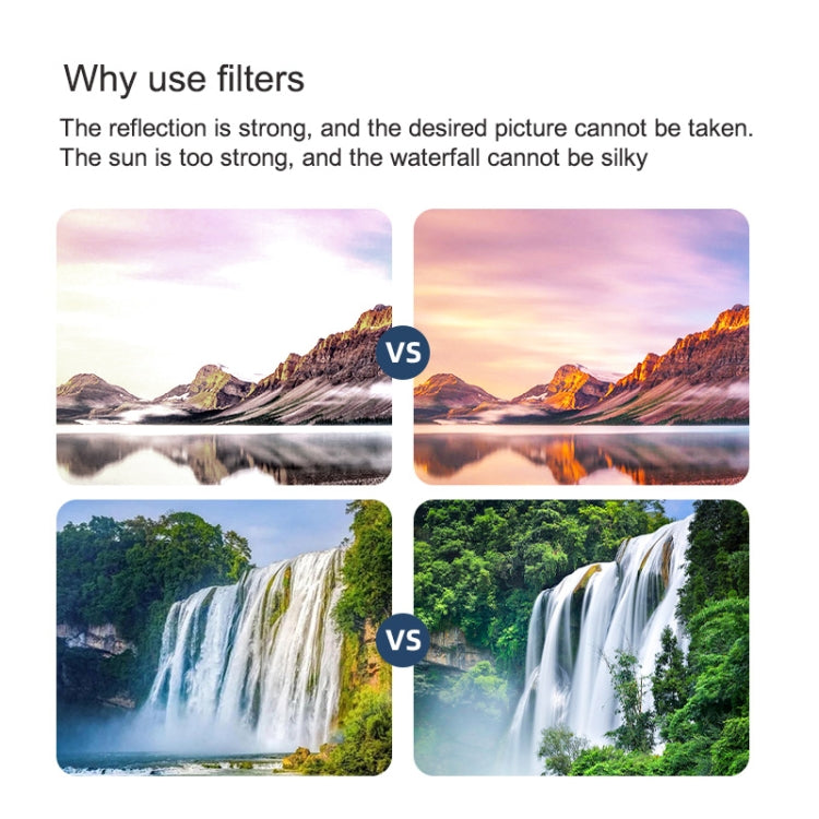 ND16 Filter Action Camera Lens Filter For GoPro Hero11 Black / Hero11 Black mini / HERO10 Black / HERO9 Black - free shipping - PMC TechLife - Order now!