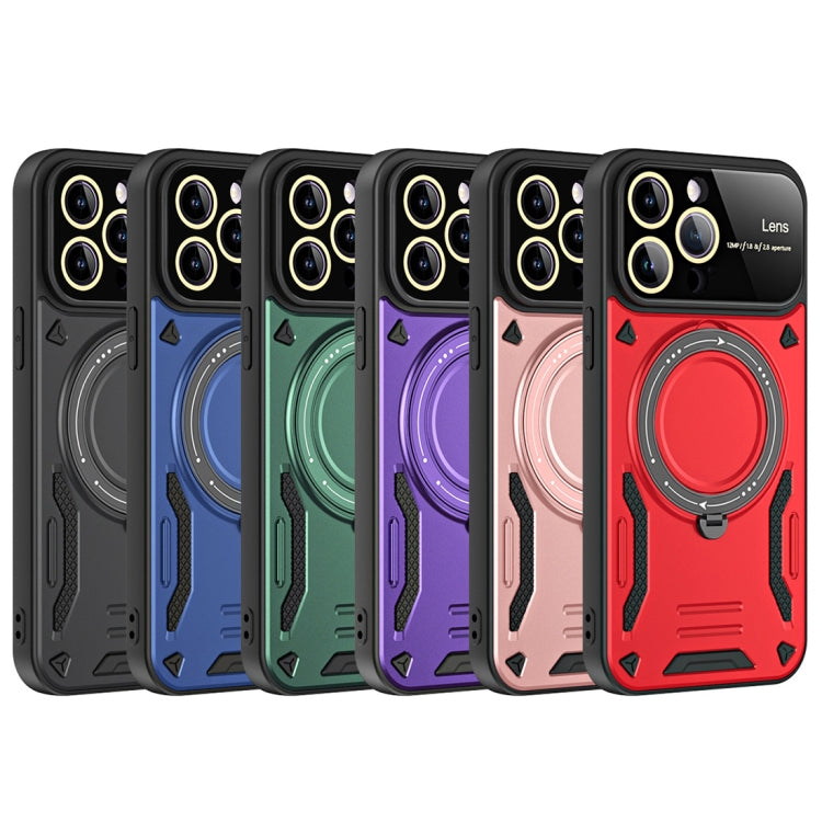 For iPhone 12 Large Window MagSafe Holder Phone Case(Green) - free shipping - PMC TechLife - Order now!