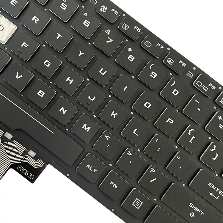 For Asus Gaming FX505D FX505DY FX505DD US Version Backlight Laptop Keyboard(Black) - Asus Spare Parts by PMC TechLife | Online Shopping South Africa | PMC TechLife