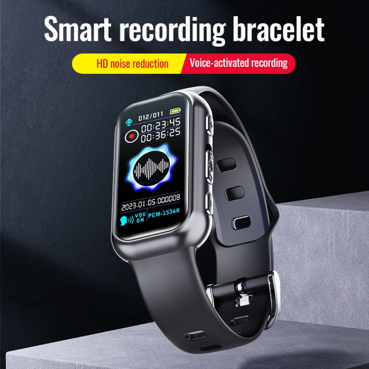JNN S16 Smart HD Noise Reduction Bluetooth MP3 Voice Control Recording Bracelet, Memory:16GB - Smart Wristbands by JNN | Online Shopping South Africa | PMC TechLife | Buy Now Pay Later Mobicred