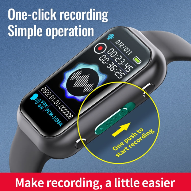 JNN S16 Smart HD Noise Reduction Bluetooth MP3 Voice Control Recording Bracelet, Memory:64GB - free shipping - PMC TechLife - Order now!