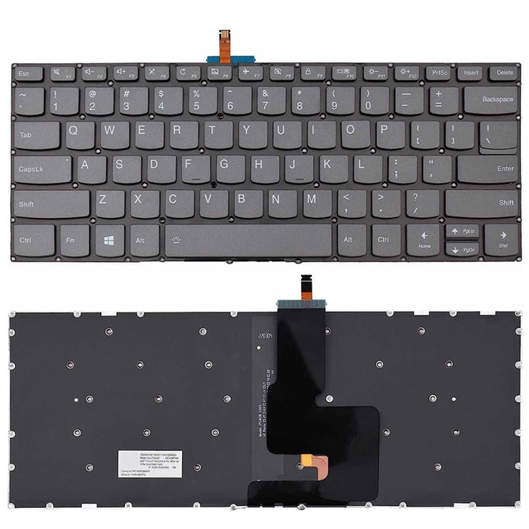 For Lenovo Yoga Flex 5-1470 / Flex 5-1570 US Version Backlight Laptop Keyboard - Lenovo Spare Parts by PMC TechLife | Online Shopping South Africa | PMC TechLife