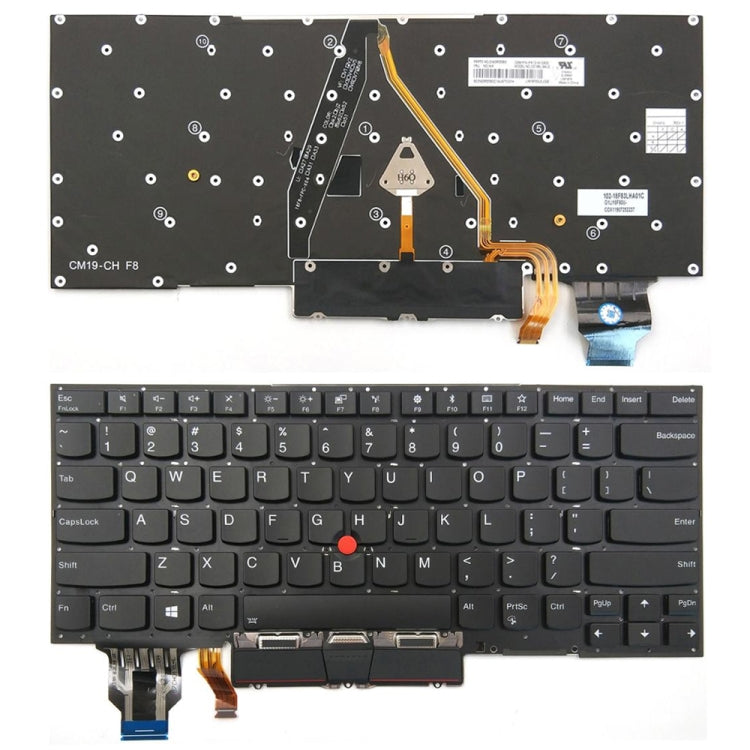 For Lenovo Thinkpad X1 Carbon 8th Gen 2020 US Version Backlight Laptop Keyboard - Lenovo Spare Parts by PMC TechLife | Online Shopping South Africa | PMC TechLife