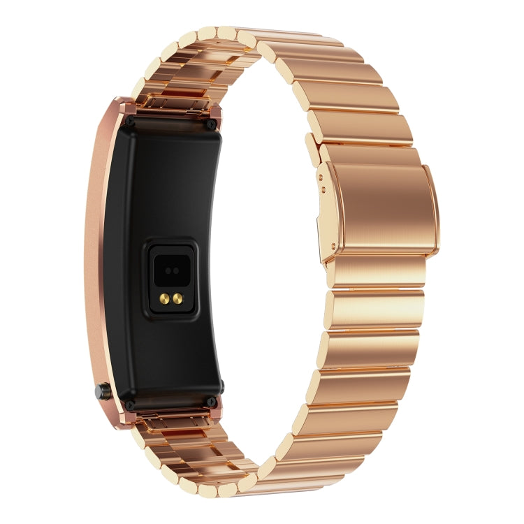 K13S 1.14 inch TFT Screen Slub Steel Strap Smart Calling Bracelet Supports Sleep Management/Blood Oxygen Monitoring(Rose Gold) - free shipping - PMC TechLife - Order now!
