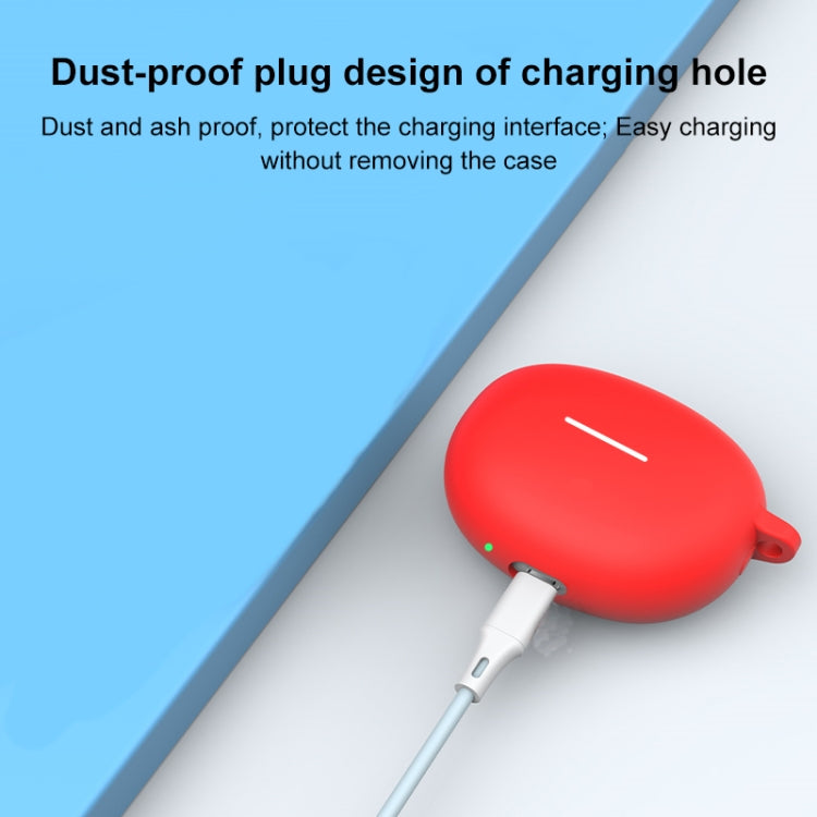 For Xiaomi Redmi Buds 4 Active Shockproof Silicone Earphone Protective Case with Hook(Pink) - Xiaomi Earphone Case by PMC TechLife | Online Shopping South Africa | PMC TechLife