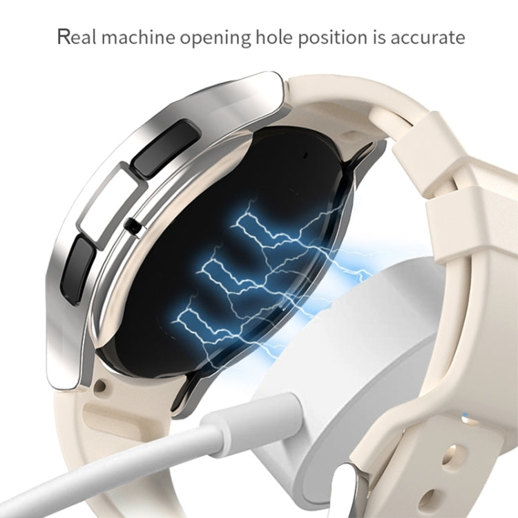 For Samsung Galaxy Watch 6 Classic 47mm Half-inclusive PC Watch Protective Case(Black) - Watch Cases by PMC TechLife | Online Shopping South Africa | PMC TechLife | Buy Now Pay Later Mobicred