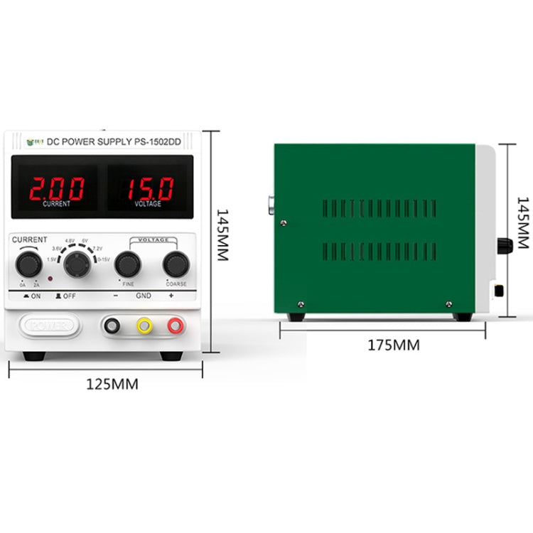 BEST 1502DD 15V / 2A Digital Display DC Regulated Power Supply, 220V EU Plug - free shipping - PMC TechLife - Order now!
