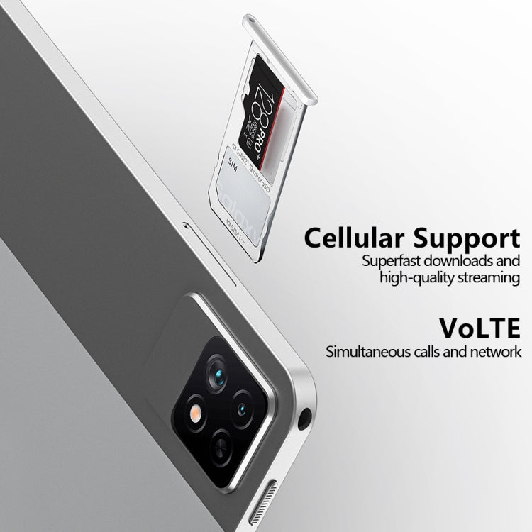 BDF P40 4G LTE Tablet PC 10.1 inch, 8GB+128GB, Android 11 MTK6755 Octa Core, Support Dual SIM, EU Plug(Grey) - free shipping - PMC TechLife - Order now!