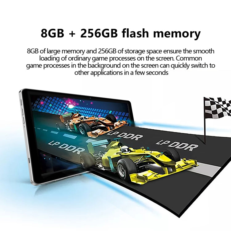 BDF P40 4G LTE Tablet PC 10.1 inch, 8GB+256GB, Android 12 MTK6762 Octa Core, Support Dual SIM, EU Plug(Blue) - free shipping - PMC TechLife - Order now!