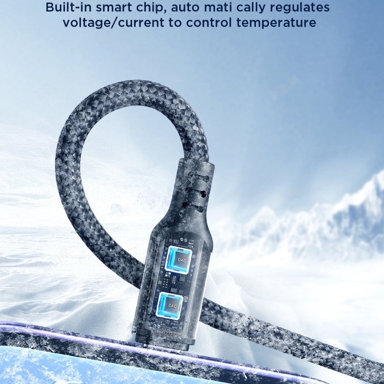 JOYROOM A18 3.5A USB to 8 Pin+Dual USB-C/Type-C+Micro USB 4 in 1 Data Cable, Length: 1.2m(Black) - Multifunction Cable by JOYROOM | Online Shopping South Africa | PMC TechLife