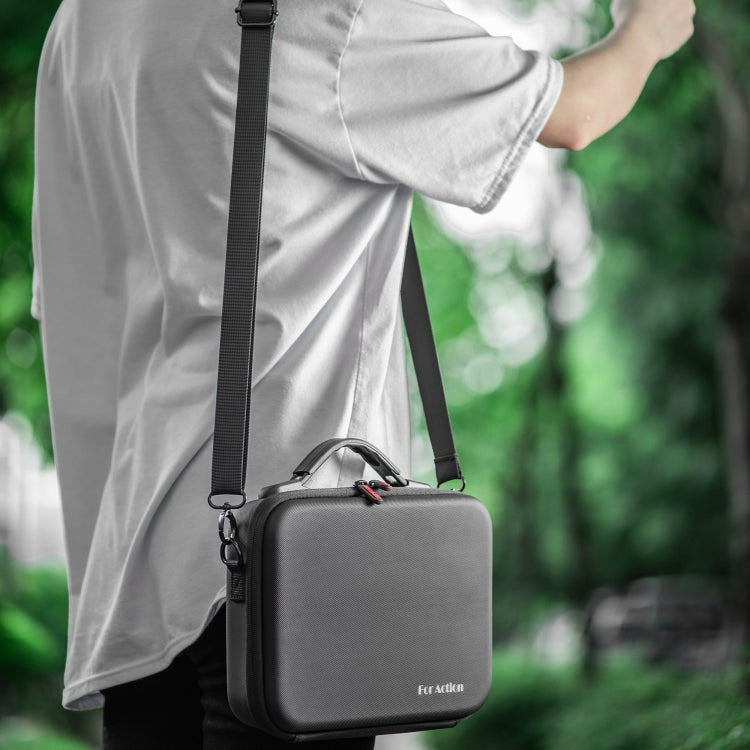 For DJI Osmo Action 4 STARTRC Portable PU Storage Box Case Full Kit(Black) - free shipping - PMC TechLife - Order now!