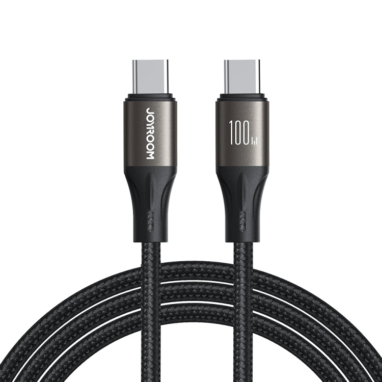 JOYROOM SA25-CC5 100W USB-C/Type-C to USB-C/Type-C Fast Charge Data Cable, Length:1.2m(Black) - USB-C & Type-C Cable by JOYROOM | Online Shopping South Africa | PMC TechLife