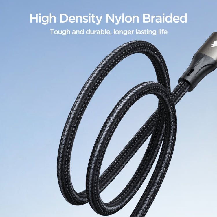 JOYROOM SA25-CL3 30W USB-C/Type-C to 8 Pin Fast Charge Data Cable, Length:3m(Black) - 2 in 1 Cable by JOYROOM | Online Shopping South Africa | PMC TechLife | Buy Now Pay Later Mobicred