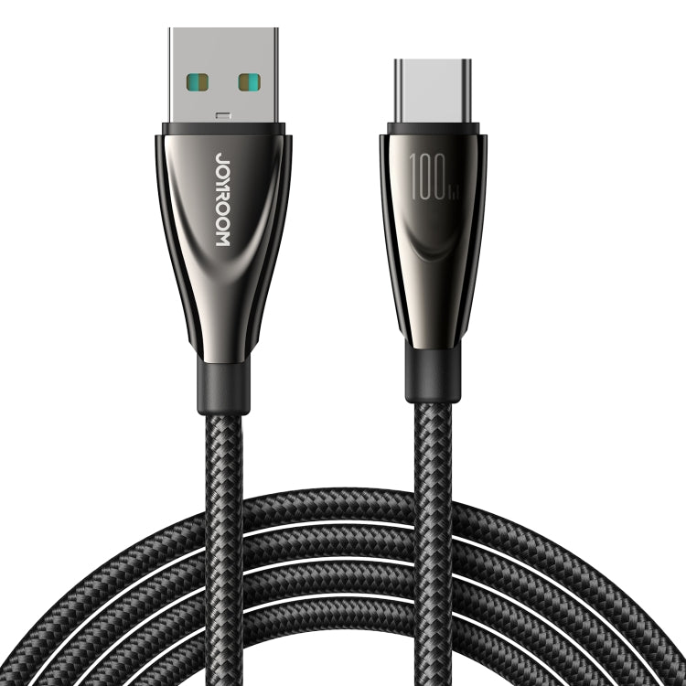 JOYROOM SA31-AC6 100W USB to USB-C/Type-C Fast Charge Data Cable, Length: 1.2m(Black) - USB-C & Type-C Cable by JOYROOM | Online Shopping South Africa | PMC TechLife