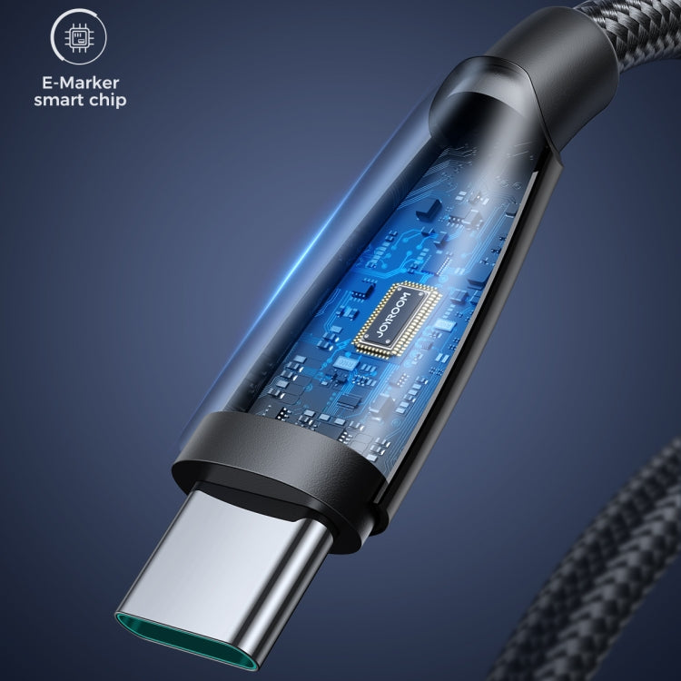 JOYROOM SA31-AC6 100W USB to USB-C/Type-C Fast Charge Data Cable, Length: 1.2m(Black) - USB-C & Type-C Cable by JOYROOM | Online Shopping South Africa | PMC TechLife