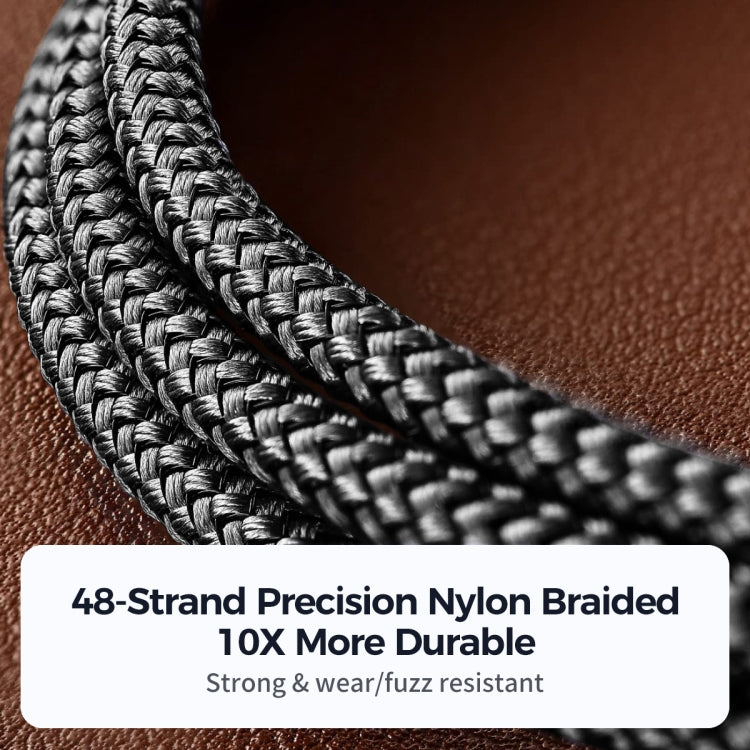 JOYROOM SA31-AC6 100W USB to USB-C/Type-C Fast Charge Data Cable, Length: 1.2m(Black) - USB-C & Type-C Cable by JOYROOM | Online Shopping South Africa | PMC TechLife