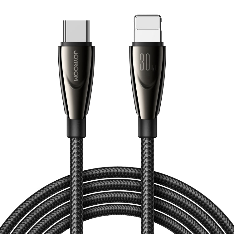 JOYROOM SA31-CL3 30W USB-C/Type-C to 8 Pin Fast Charge Data Cable, Length: 1.2m(Black) - 2 in 1 Cable by JOYROOM | Online Shopping South Africa | PMC TechLife | Buy Now Pay Later Mobicred