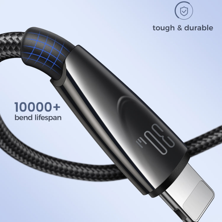 JOYROOM SA31-CL3 30W USB-C/Type-C to 8 Pin Fast Charge Data Cable, Length: 1.2m(Black) - 2 in 1 Cable by JOYROOM | Online Shopping South Africa | PMC TechLife | Buy Now Pay Later Mobicred
