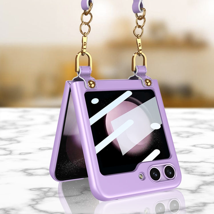 For Samsung Galaxy Z Flip5 GKK Ultra-thin Handbag Phone Case(White) - Galaxy Z Flip5 Cases by GKK | Online Shopping South Africa | PMC TechLife
