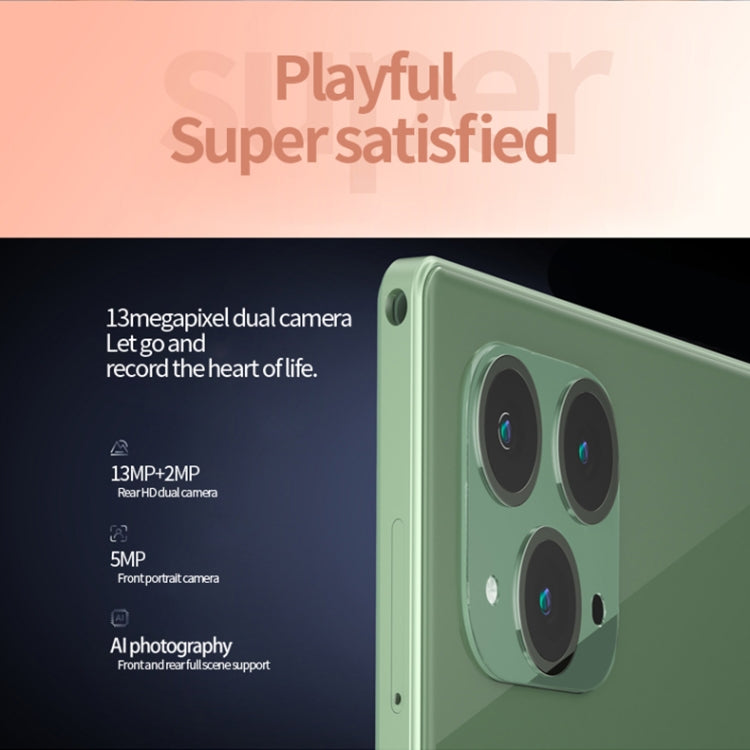 BDF P50 4G LTE Tablet PC 10.1 inch, 8GB+256GB, Android 12 MTK6762 Octa Core, Support Dual SIM, EU Plug(Silver) - free shipping - PMC TechLife - Order now!