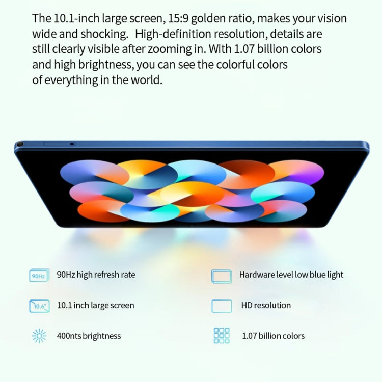 BDF P90 4G LTE Tablet PC 10.1 inch, 8GB+128GB, Android 11 MTK6755 Octa Core, Support Dual SIM, EU Plug(Grey) - free shipping - PMC TechLife - Order now!