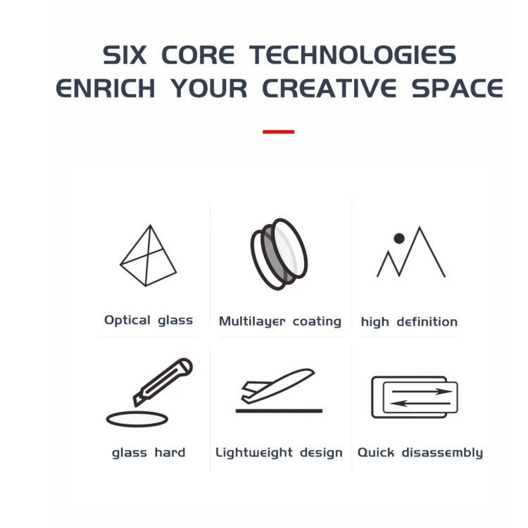 For DJI Air 3 JSR KB Series Drone Lens Filter, Filter:4 in 1 ND - free shipping - PMC TechLife - Order now!