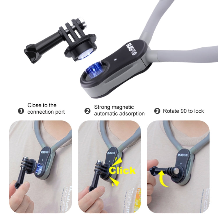 RUIGPRO Lazy Neck Bracket POV View Mount Standard with Strap - Holder by RUIGPRO | Online Shopping South Africa | PMC TechLife | Buy Now Pay Later Mobicred