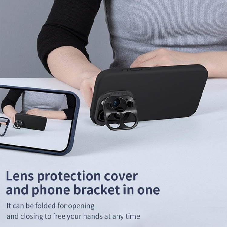 For iPhone 15 Pro NILLKIN Lens Wing Magsafe Magnetic Phone Case(Purple) - iPhone 15 Pro Cases by NILLKIN | Online Shopping South Africa | PMC TechLife | Buy Now Pay Later Mobicred