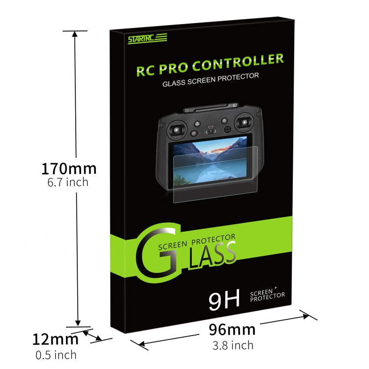 For DJI RC Pro with Screen STARTRC 2pcs 9H 2.5D Tempered Glass Film Frosted Film - Others by STARTRC | Online Shopping South Africa | PMC TechLife | Buy Now Pay Later Mobicred