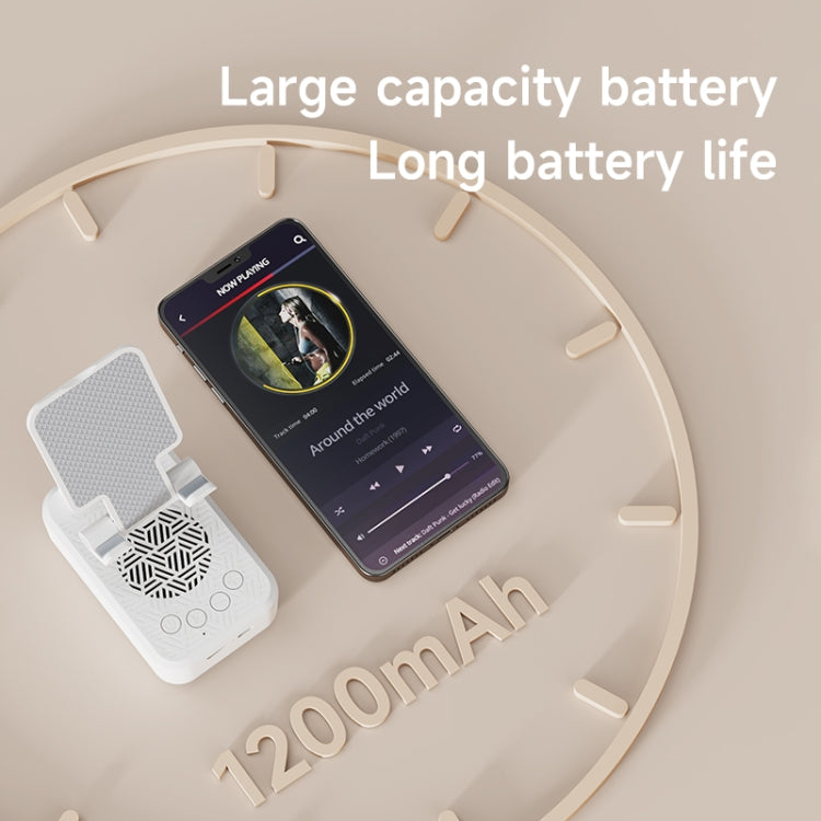 Zealot Z7 2 in 1 Foldable Phone Holder with Wireless Bluetooth Speaker(Black) - free shipping - PMC TechLife - Order now!