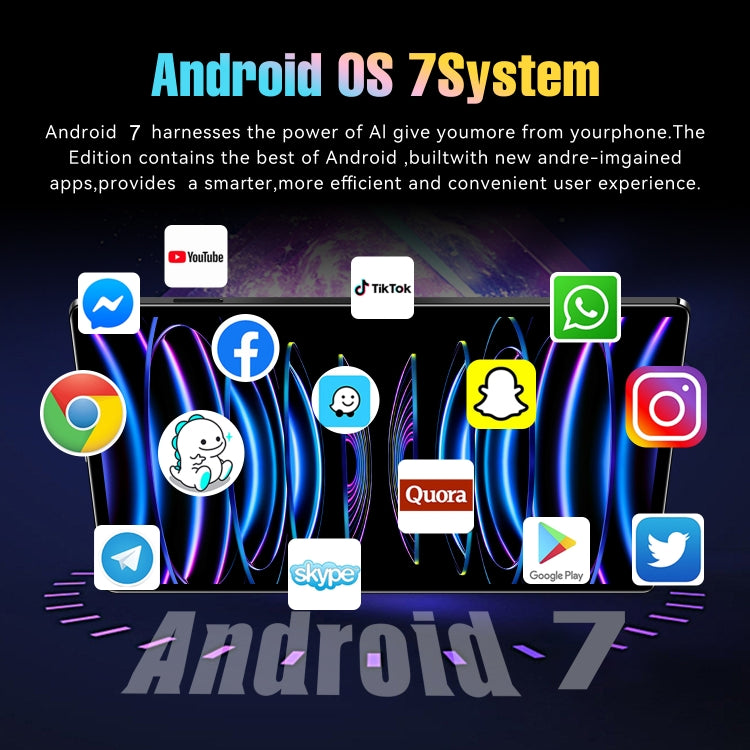 Pad 6 Pro 10.1 inch 3G Tablet PC, 2GB+32GB, Android 7.0 MTK6735 Octa Core, Support Dual SIM, WiFi, Bluetooth, GPS(Blue) - 10.1 inch by PMC TechLife | Online Shopping South Africa | PMC TechLife