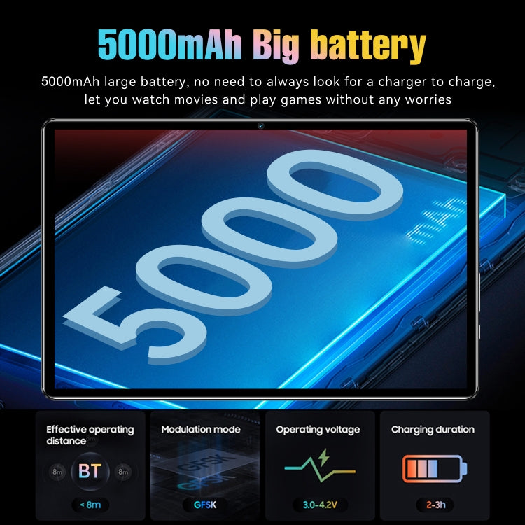 Pad 6 Pro 10.1 inch 3G Tablet PC, 2GB+32GB, Android 7.0 MTK6735 Octa Core, Support Dual SIM, WiFi, Bluetooth, GPS(Blue) - 10.1 inch by PMC TechLife | Online Shopping South Africa | PMC TechLife