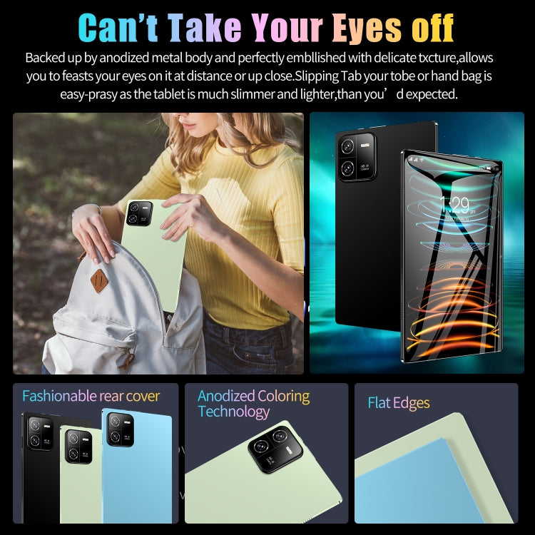 Pad 6 Pro 10.1 inch 3G Tablet PC, 2GB+32GB, Android 7.0 MTK6735 Octa Core, Support Dual SIM, WiFi, Bluetooth, GPS(Black) - 10.1 inch by PMC TechLife | Online Shopping South Africa | PMC TechLife