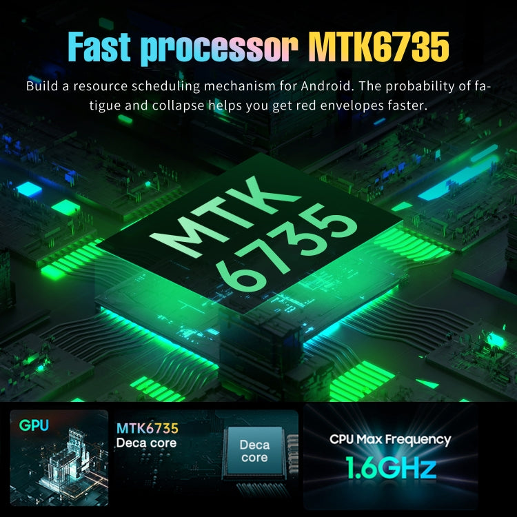 Pad 6 Pro 10.1 inch 3G Tablet PC, 2GB+32GB, Android 7.0 MTK6735 Octa Core, Support Dual SIM, WiFi, Bluetooth, GPS(Blue) - 10.1 inch by PMC TechLife | Online Shopping South Africa | PMC TechLife