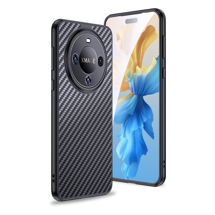 For Huawei Mate 60 wlons Magsafe Carbon Fiber Kevlar TPU Phone Case(Black) - free shipping - PMC TechLife - Order now!